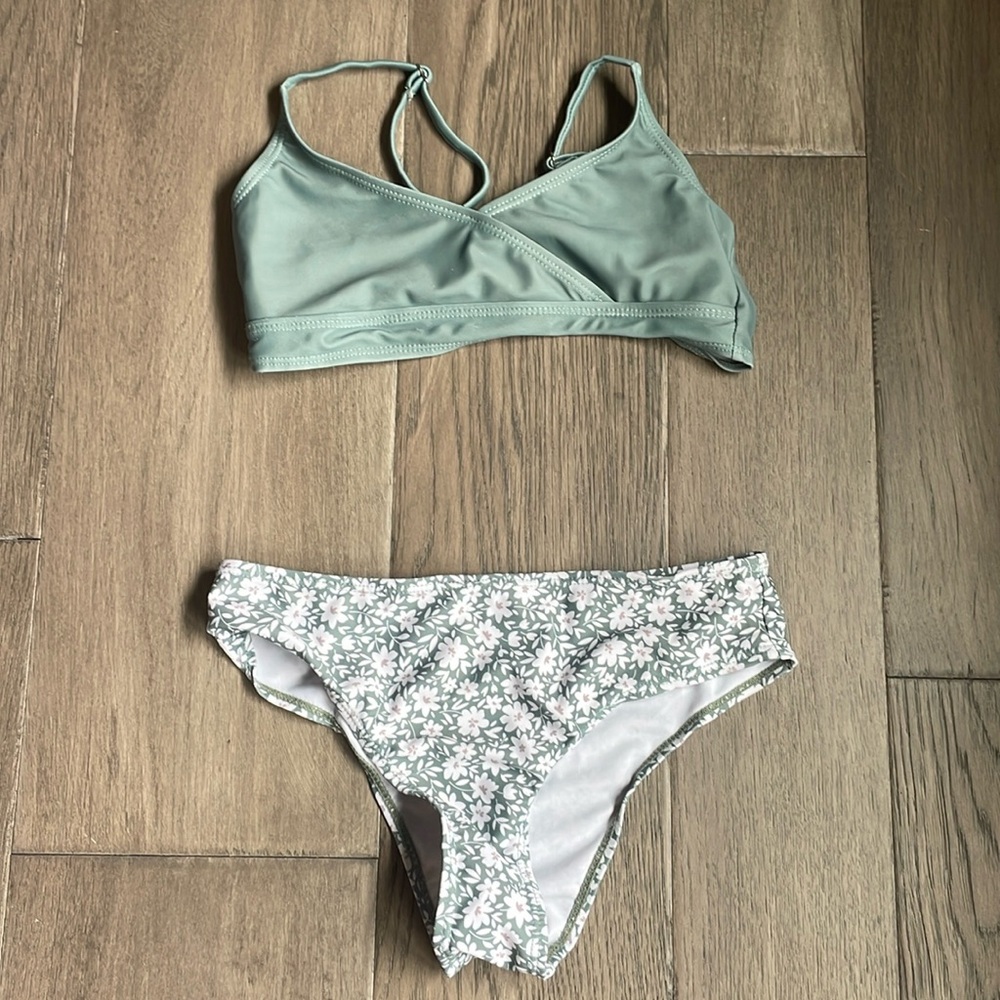 bathing suit top and bottom